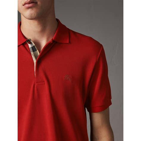 burberry black and red|red burberry polo shirt.